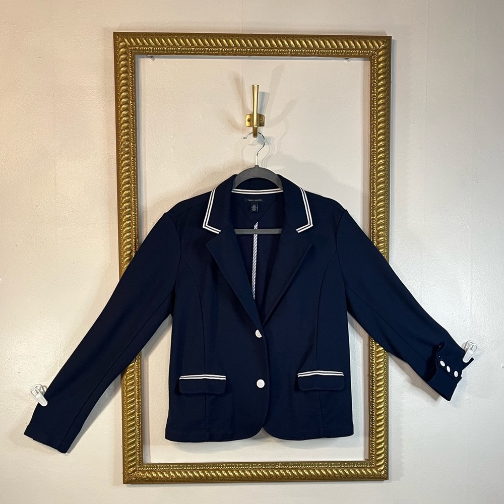 Tommy Hilfiger Navy Blue Jacket Blazer lg